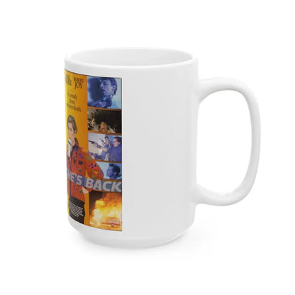 SHES BACK (VHS COVER) - White Coffee Mug - Go Mug Yourself