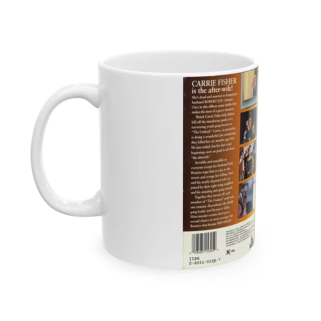 SHES BACK (VHS COVER) - White Coffee Mug - Go Mug Yourself