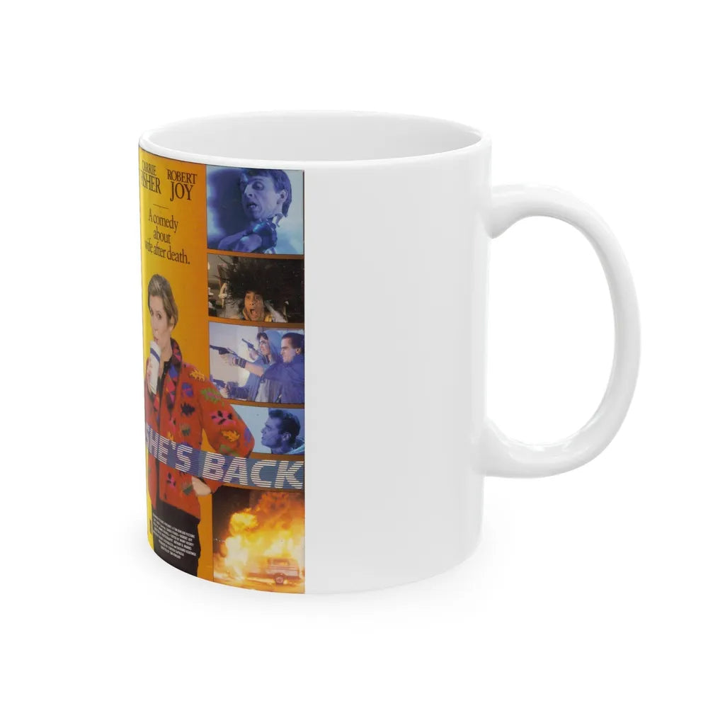 SHES BACK (VHS COVER) - White Coffee Mug-Go Mug Yourself