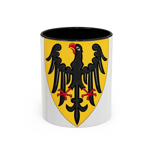 Shield and Coat of Arms of the Holy Roman Emperor (c.1200-c.1300) - Accent Coffee Mug 11oz Black - Go Mug Yourself