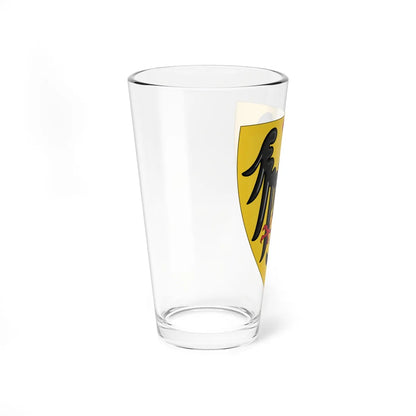 Shield and Coat of Arms of the Holy Roman Emperor c.1200-c.1300 (Austria) (Coat of Arms) Pint Glass 16oz - Go Mug Yourself