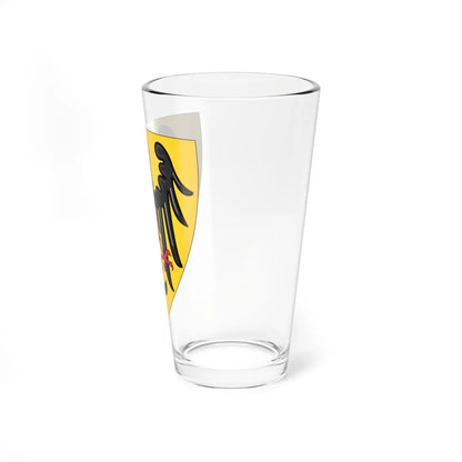 Shield and Coat of Arms of the Holy Roman Emperor c.1200-c.1300 (Austria) (Coat of Arms) Pint Glass 16oz - Go Mug Yourself