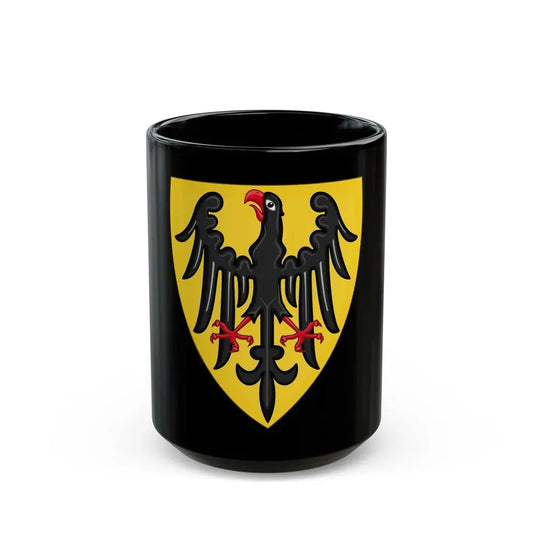 Shield and Coat of Arms of the Holy Roman Emperor (c.1200-c.1300) - Black Coffee Mug 15oz - Go Mug Yourself