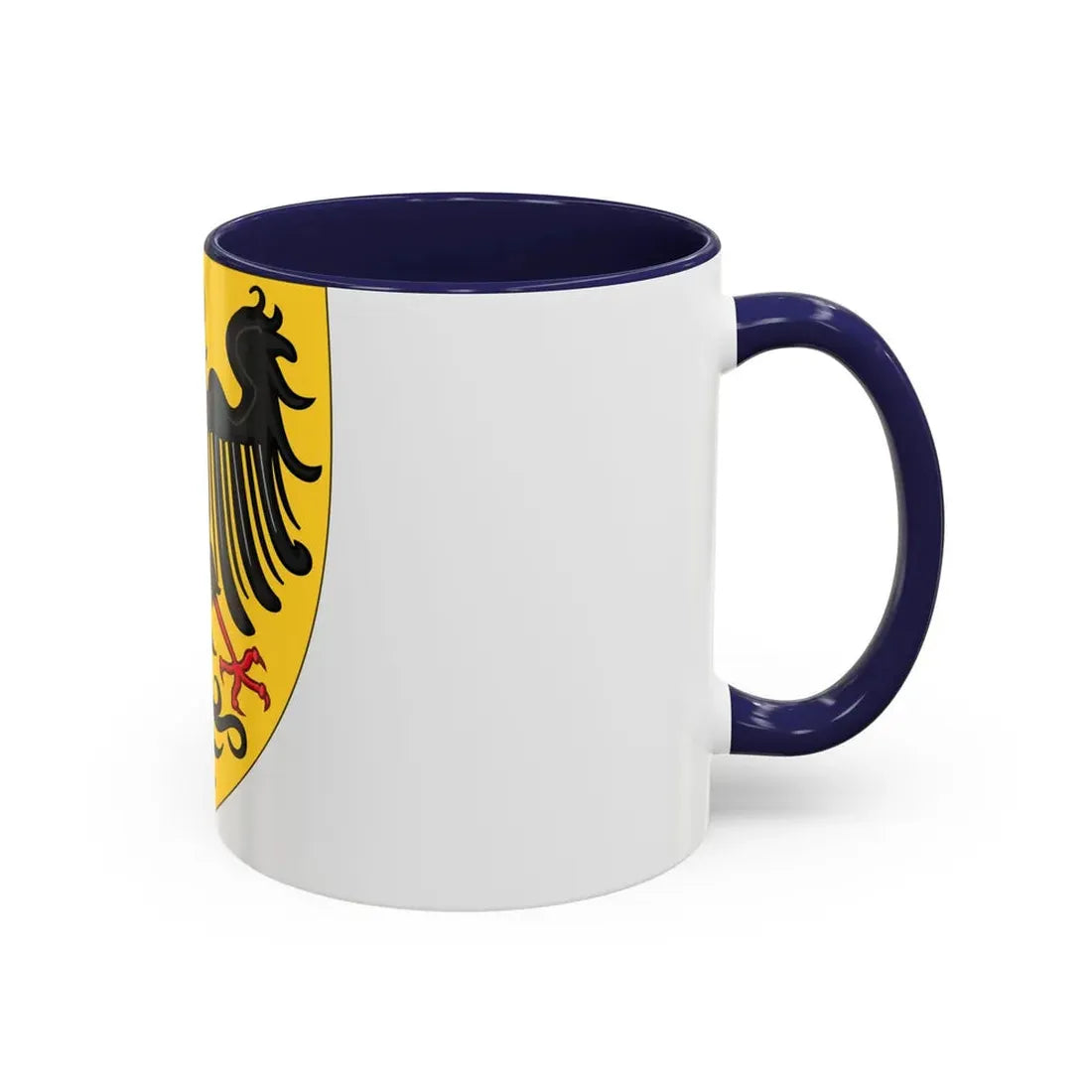 Shield and Coat of Arms of the Holy Roman Emperor (c.1300-c.1400) - Accent Coffee Mug - Go Mug Yourself