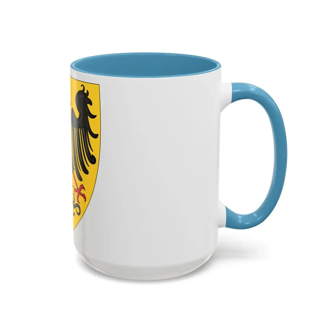 Shield and Coat of Arms of the Holy Roman Emperor (c.1300-c.1400) - Accent Coffee Mug - Go Mug Yourself