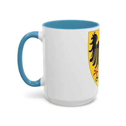 Shield and Coat of Arms of the Holy Roman Emperor (c.1300-c.1400) - Accent Coffee Mug - Go Mug Yourself