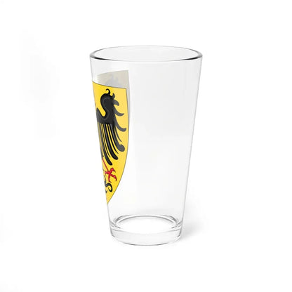Shield and Coat of Arms of the Holy Roman Emperor (c.1300-c.1400) - Pint Glass 16oz - Go Mug Yourself