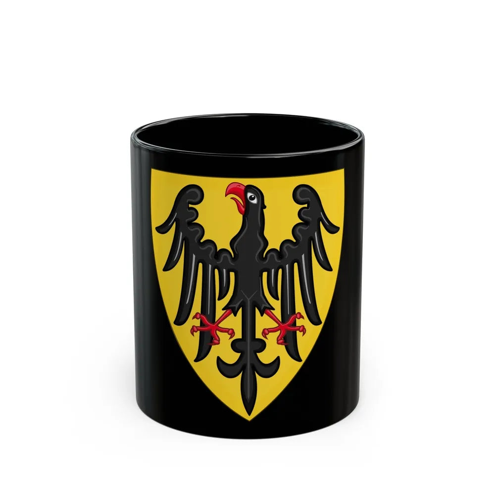 Shield and Coat of Arms of the Holy Roman Emperor (c.1200-c.1300) - Black Coffee Mug-11oz-Go Mug Yourself