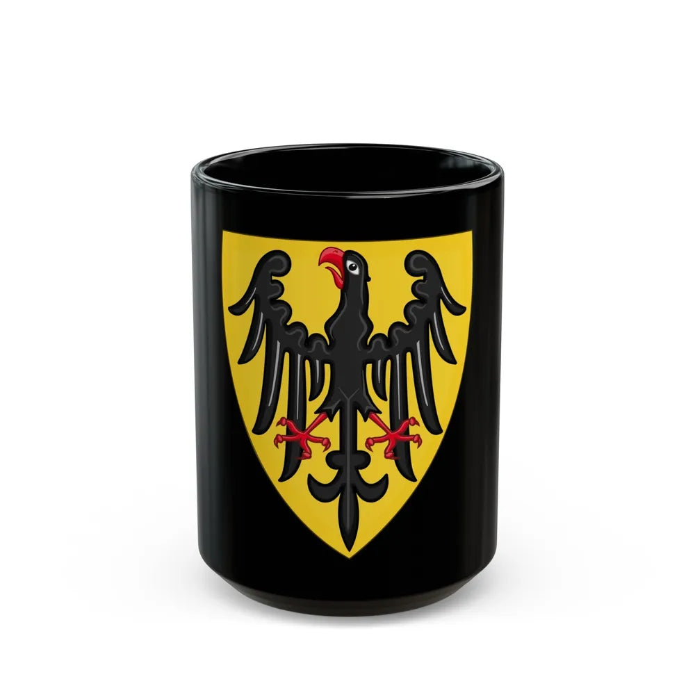 Shield and Coat of Arms of the Holy Roman Emperor (c.1200-c.1300) - Black Coffee Mug-15oz-Go Mug Yourself