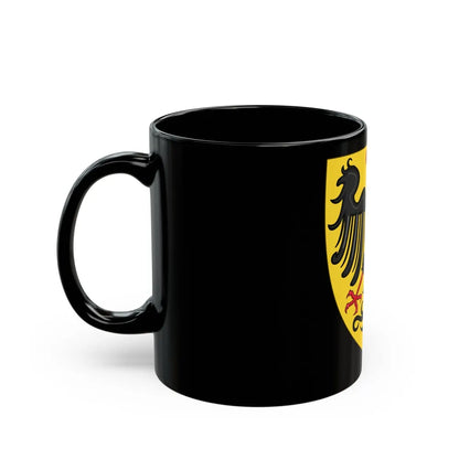 Shield and Coat of Arms of the Holy Roman Emperor (c.1300-c.1400) - Black Coffee Mug-Go Mug Yourself