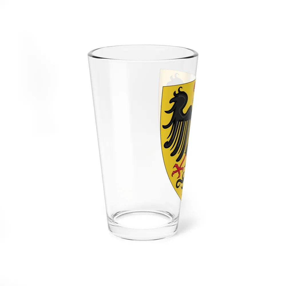 Shield and Coat of Arms of the Holy Roman Emperor (c.1300-c.1400) - Pint Glass 16oz-Go Mug Yourself