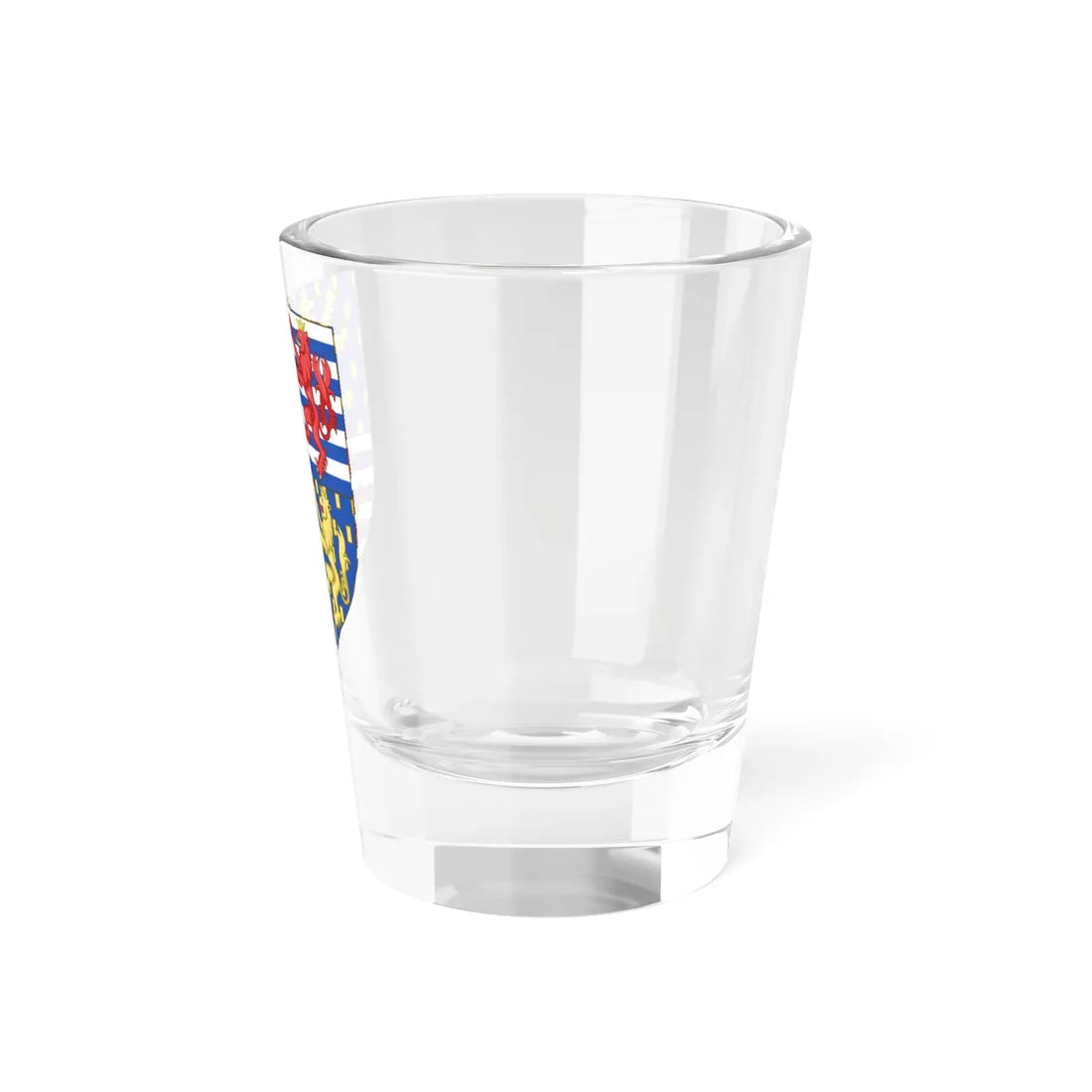 Shield from Lesser coat of arms of the Grand Duke of Luxembourg 1898-2000 (Luxembourg) (Coat of Arms) Shot Glass 1.5oz - Go Mug Yourself