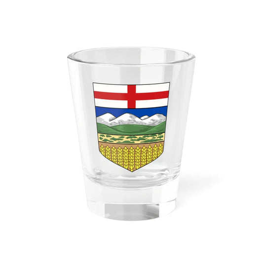Shield of Alberta (Canada) (Coat of Arms) Shot Glass 1.5oz 1.5oz - Go Mug Yourself