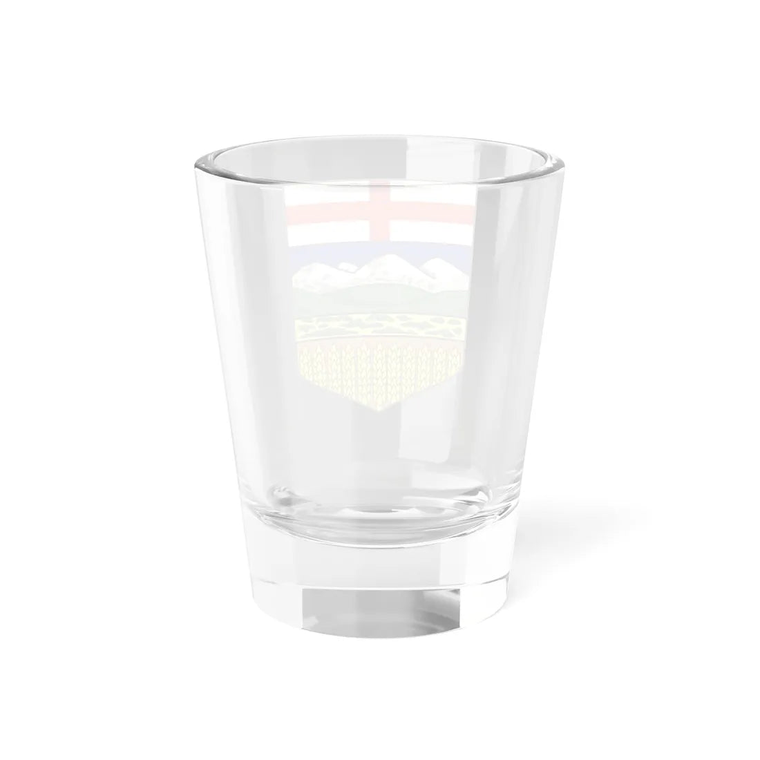 Shield of Alberta (Canada) (Coat of Arms) Shot Glass 1.5oz - Go Mug Yourself