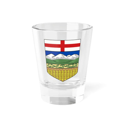 Shield of Alberta (Canada) (Coat of Arms) Shot Glass 1.5oz - Go Mug Yourself