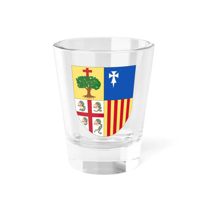 Shield of Aragon (Spain) (Coat of Arms) Shot Glass 1.5oz 1.5oz - Go Mug Yourself