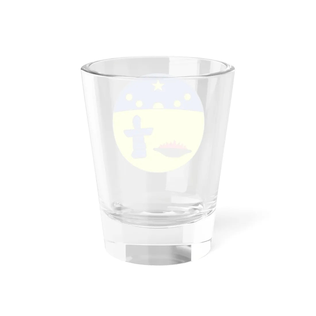 Shield of arms of Nunavut (Canada) (Coat of Arms) Shot Glass 1.5oz - Go Mug Yourself