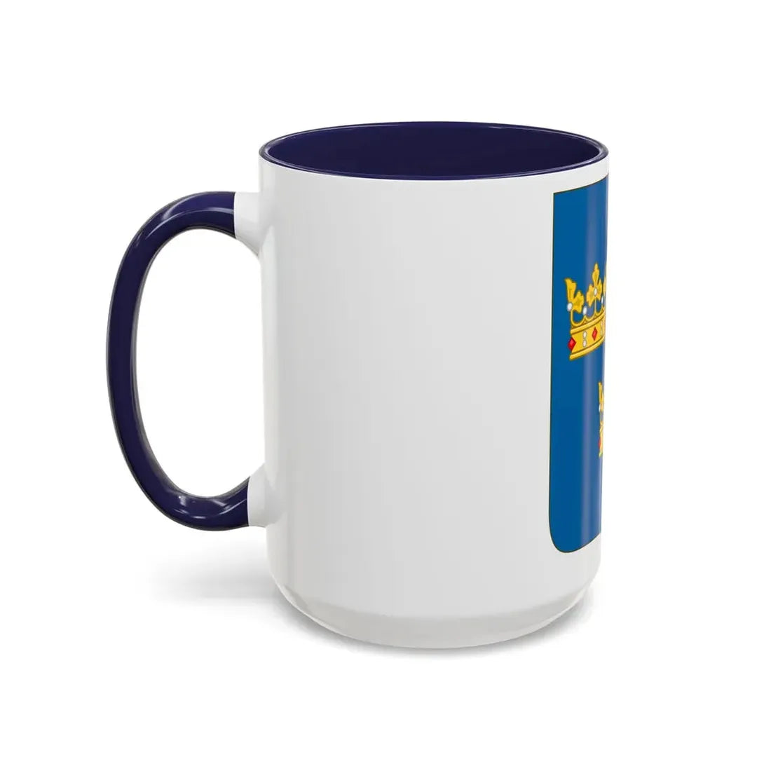 Shield of arms of Sweden - Accent Coffee Mug - Go Mug Yourself