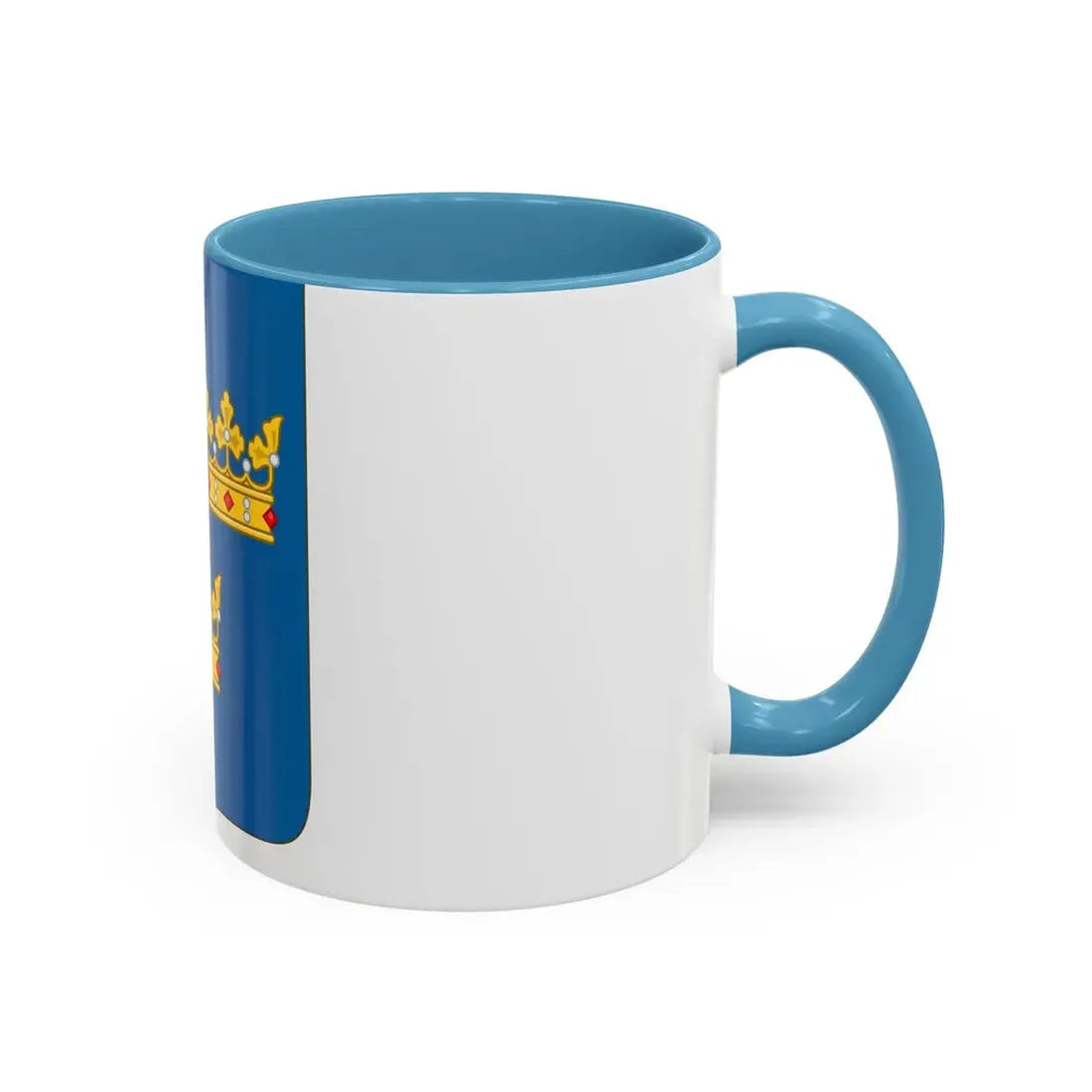 Shield of arms of Sweden - Accent Coffee Mug - Go Mug Yourself