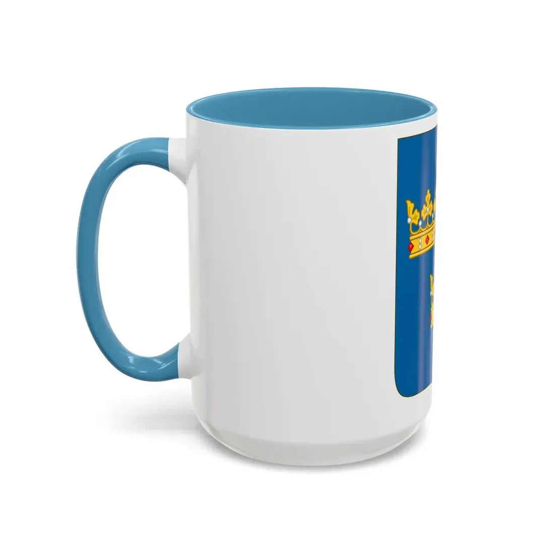 Shield of arms of Sweden - Accent Coffee Mug - Go Mug Yourself