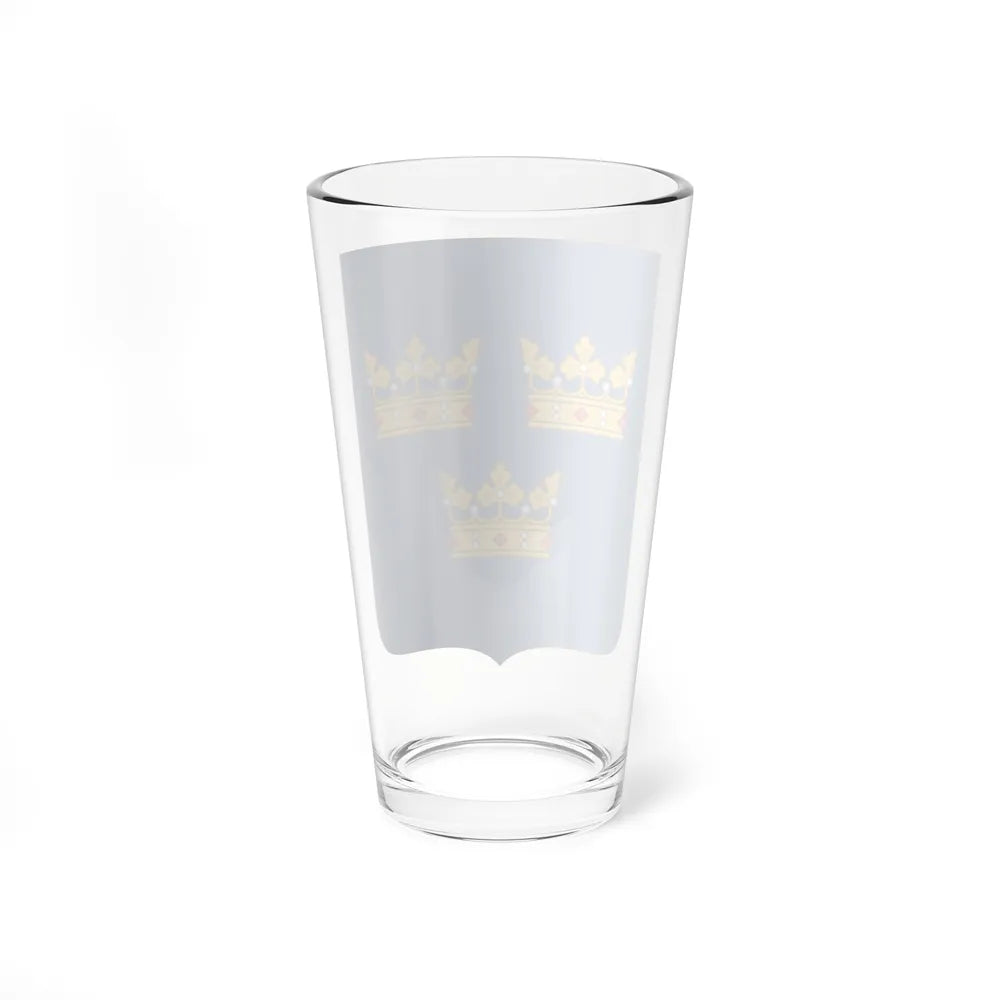 Shield of arms of Sweden - Pint Glass 16oz-Go Mug Yourself