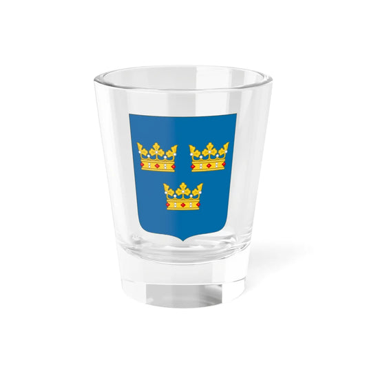 Shield of arms of Sweden (Sweden) (Coat of Arms) Shot Glass 1.5oz 1.5oz - Go Mug Yourself