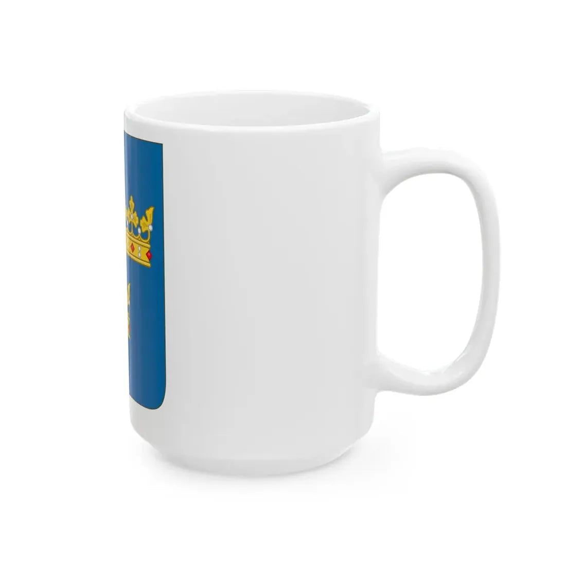 Shield of arms of Sweden - White Coffee Mug - Go Mug Yourself