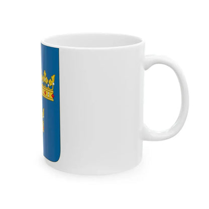Shield of arms of Sweden - White Coffee Mug - Go Mug Yourself
