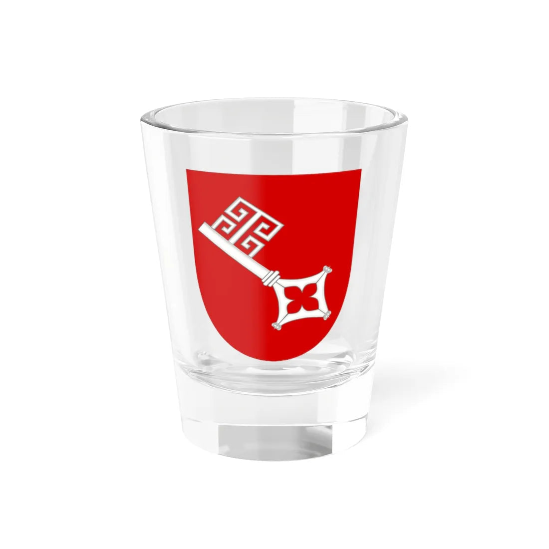 Shield of Bremen (Germany) (Coat of Arms) Shot Glass 1.5oz 1.5oz - Go Mug Yourself