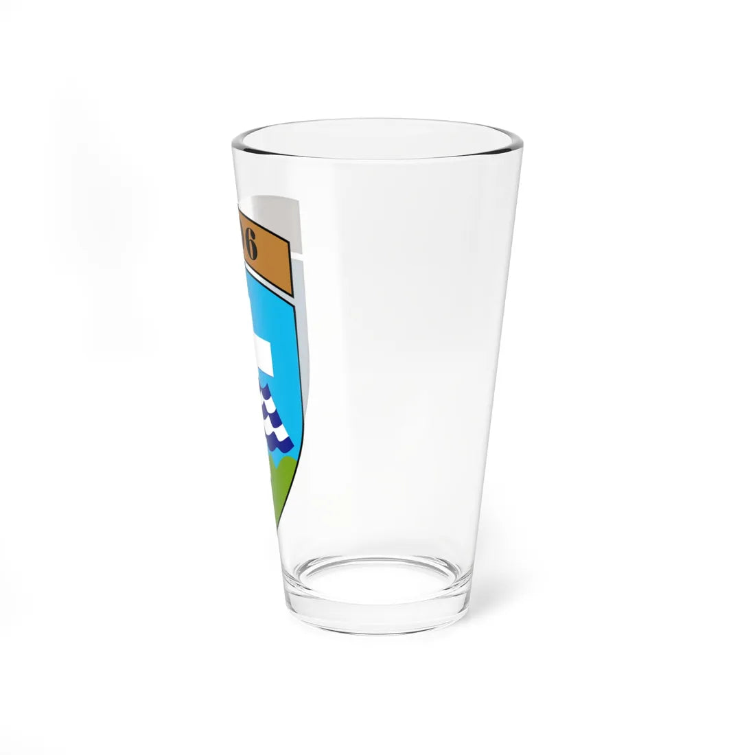 Shield of Brigade 2506 (Cuba) (Coat of Arms) Pint Glass 16oz - Go Mug Yourself