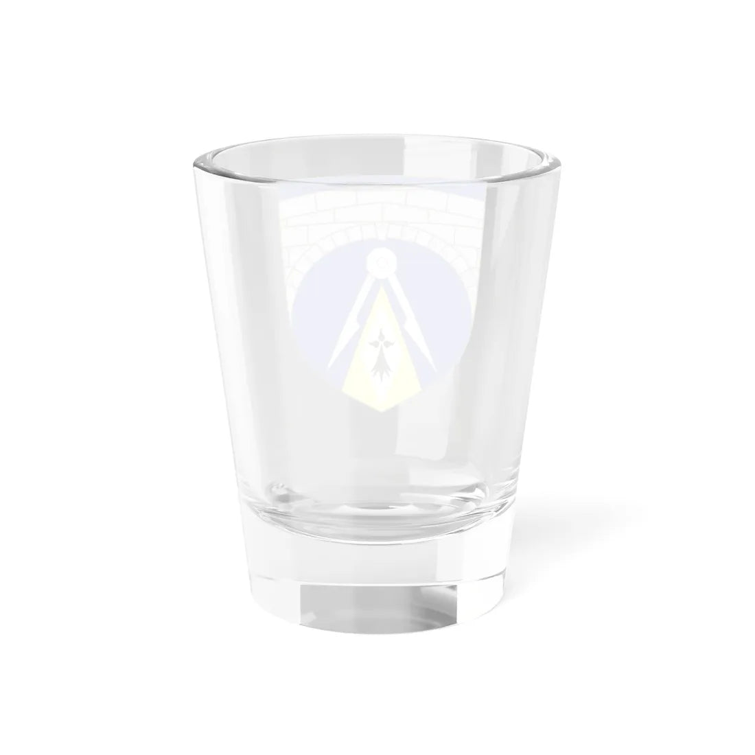 Shield of Brunel University (United Kingdom) (Coat of Arms) Shot Glass 1.5oz - Go Mug Yourself