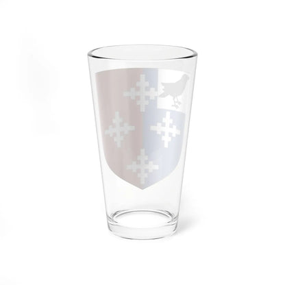 Shield of Christ Church University Canterbury (United Kingdom) (Coat of Arms) Pint Glass 16oz - Go Mug Yourself
