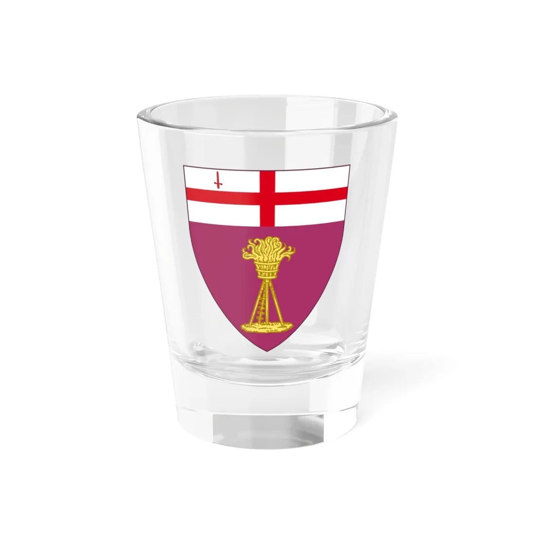Shield of City University of London (United Kingdom) (Coat of Arms) Shot Glass 1.5oz 1.5oz - Go Mug Yourself