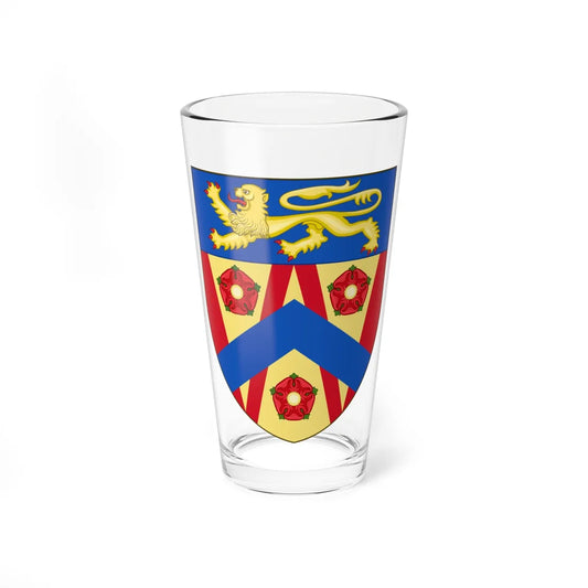 Shield of County College Lancaster (England) (Coat of Arms) Pint Glass 16oz 16oz - Go Mug Yourself