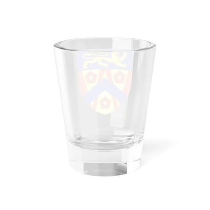 Shield of County College Lancaster (England) (Coat of Arms) Shot Glass 1.5oz - Go Mug Yourself