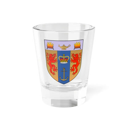 Shield of Kings College London (United Kingdom) (Coat of Arms) Shot Glass 1.5oz 1.5oz - Go Mug Yourself