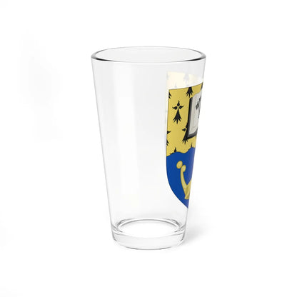 Shield of Kingston University (United Kingdom) (Coat of Arms) Pint Glass 16oz - Go Mug Yourself