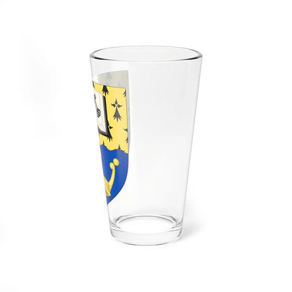 Shield of Kingston University (United Kingdom) (Coat of Arms) Pint Glass 16oz - Go Mug Yourself