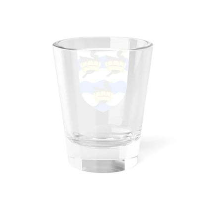 Shield of Liverpool John Moores University (United Kingdom) (Coat of Arms) Shot Glass 1.5oz - Go Mug Yourself