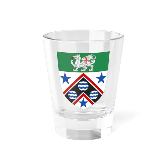 Shield of London Metropolitan University (United Kingdom) (Coat of Arms) Shot Glass 1.5oz 1.5oz - Go Mug Yourself