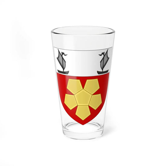 Shield of London South Bank University (United Kingdom) (Coat of Arms) Pint Glass 16oz 16oz - Go Mug Yourself