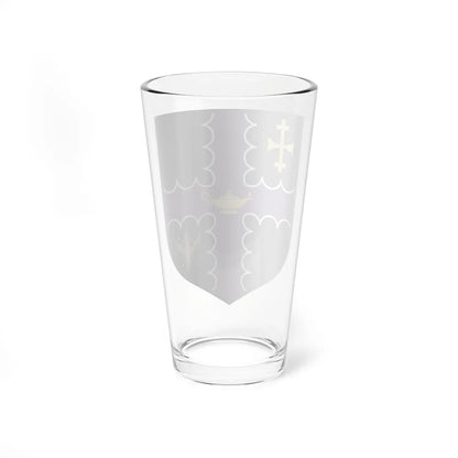 Shield of Loughborough University (United Kingdom) (Coat of Arms) Pint Glass 16oz - Go Mug Yourself