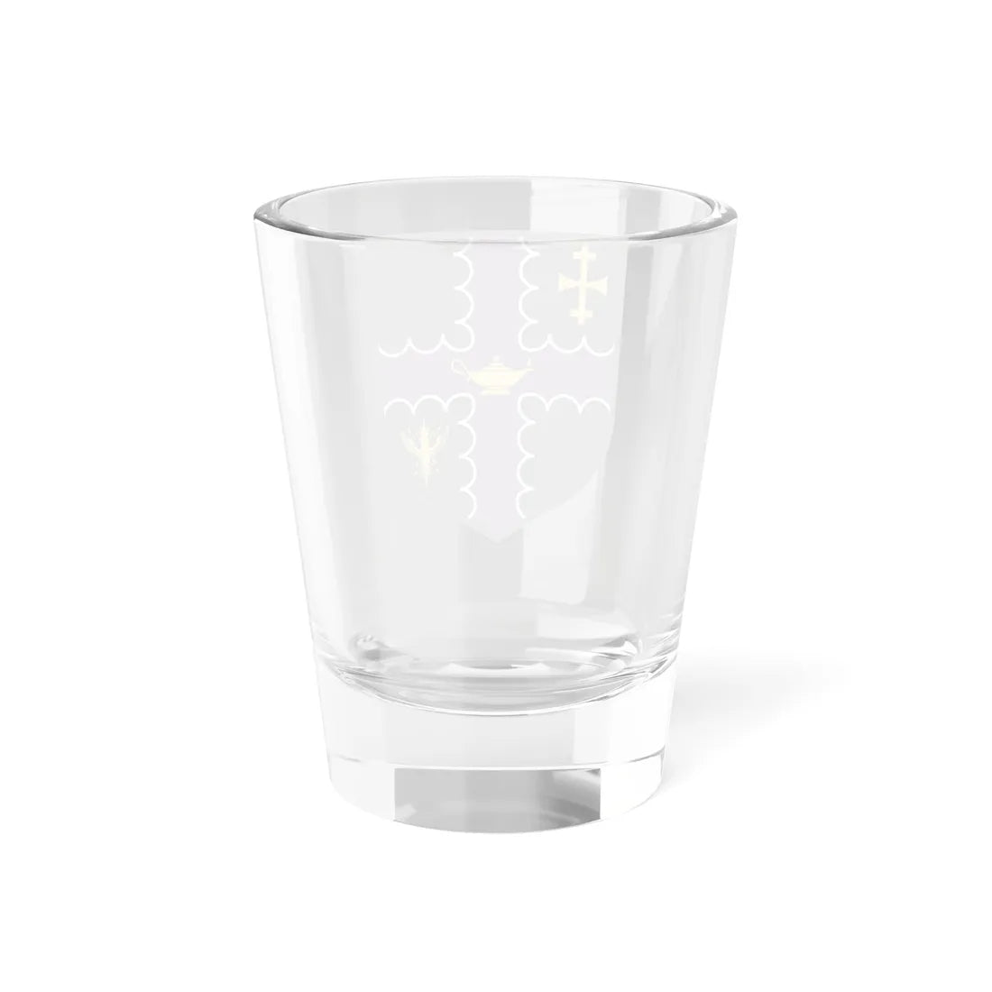 Shield of Loughborough University (United Kingdom) (Coat of Arms) Shot Glass 1.5oz - Go Mug Yourself