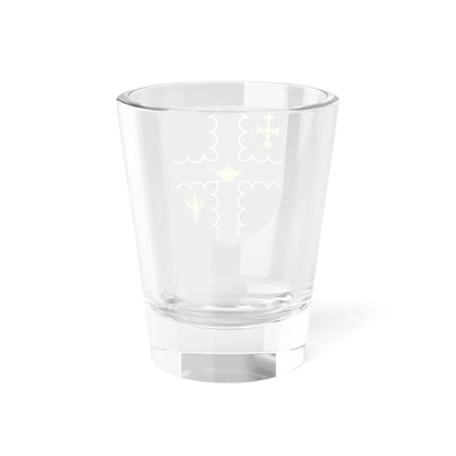 Shield of Loughborough University (United Kingdom) (Coat of Arms) Shot Glass 1.5oz - Go Mug Yourself