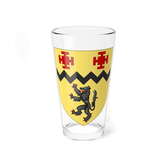 Shield of Newman University Birmingham (United Kingdom) (Coat of Arms) Pint Glass 16oz 16oz - Go Mug Yourself