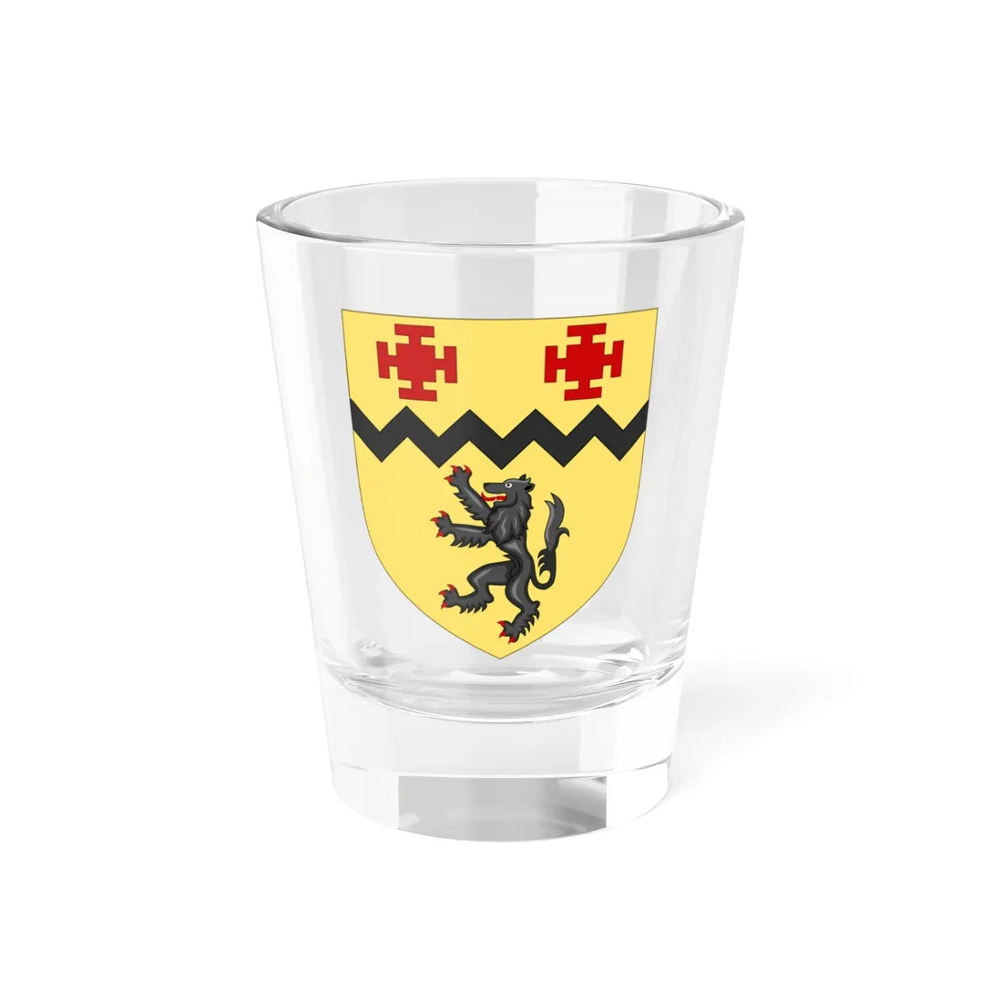 Shield of Newman University Birmingham (United Kingdom) (Coat of Arms) Shot Glass 1.5oz 1.5oz - Go Mug Yourself