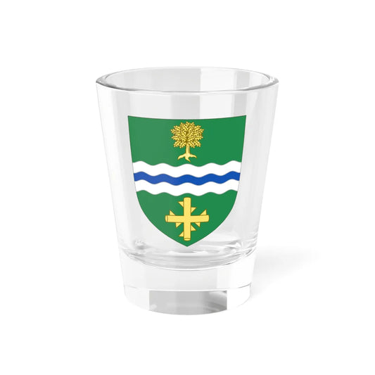 Shield of Nottingham Trent University (United Kingdom) (Coat of Arms) Shot Glass 1.5oz 1.5oz - Go Mug Yourself