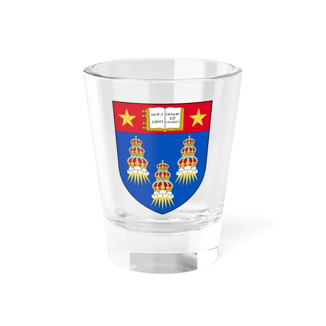 Shield of Queen Mary College London (United Kingdom) (Coat of Arms) Shot Glass 1.5oz 1.5oz - Go Mug Yourself