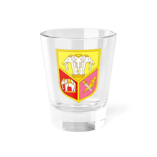 Shield of Siam 1873-1910 (Thailand) (Coat of Arms) Shot Glass 1.5oz 1.5oz - Go Mug Yourself
