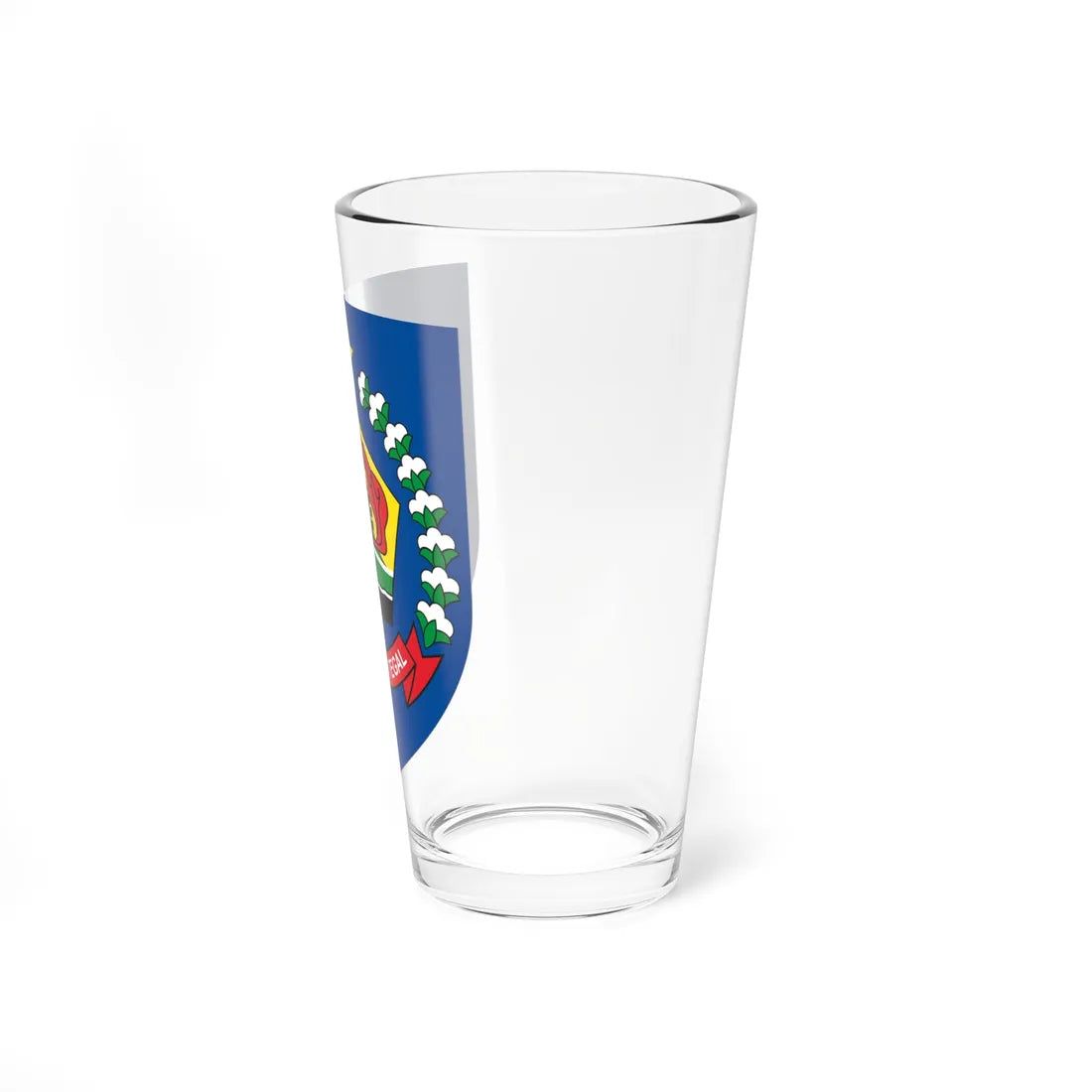 Shield of Tegal Regency (Indonesia) (Coat of Arms) Pint Glass 16oz - Go Mug Yourself